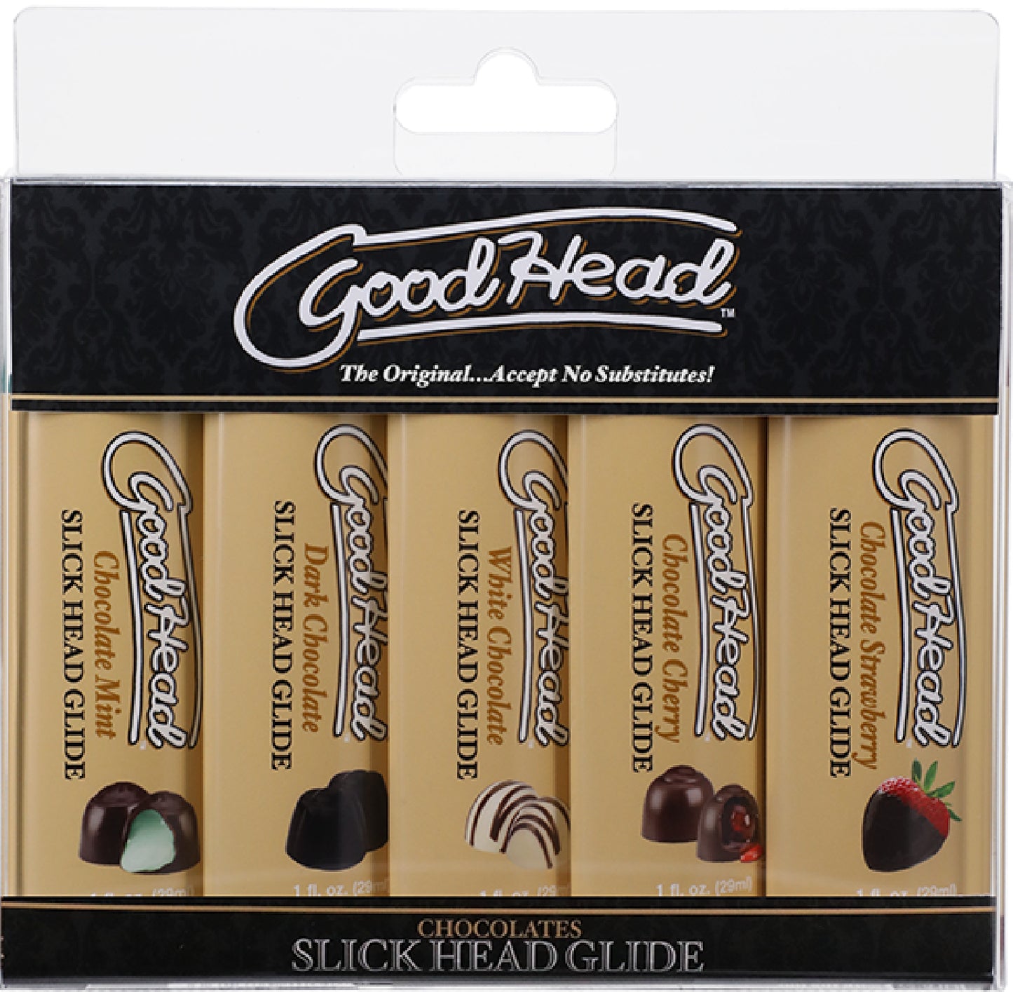 Slick Head Glide Chocolates - 5 Pack