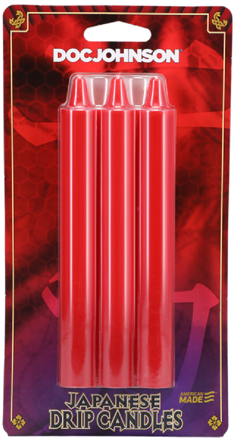 Japanese Drip Candles - 3 Pack Multi-colored