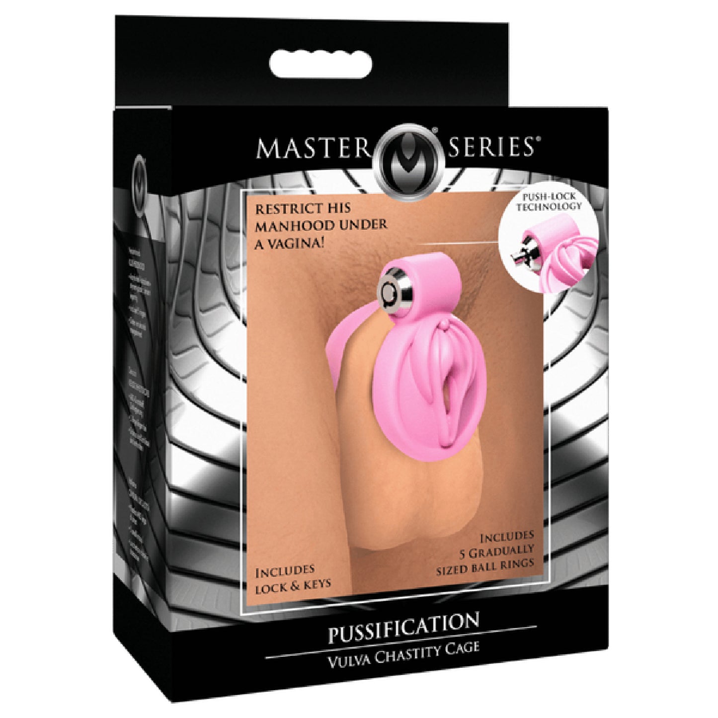 Pussification Vulva Chastity Cage
