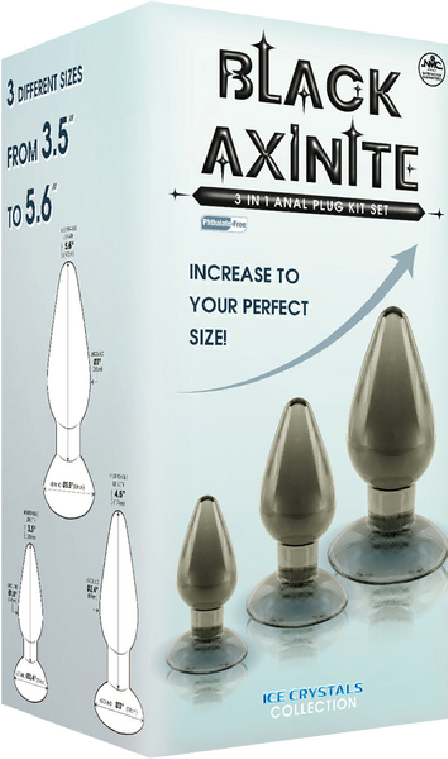 3 In 1 Anal Plug Kit Set