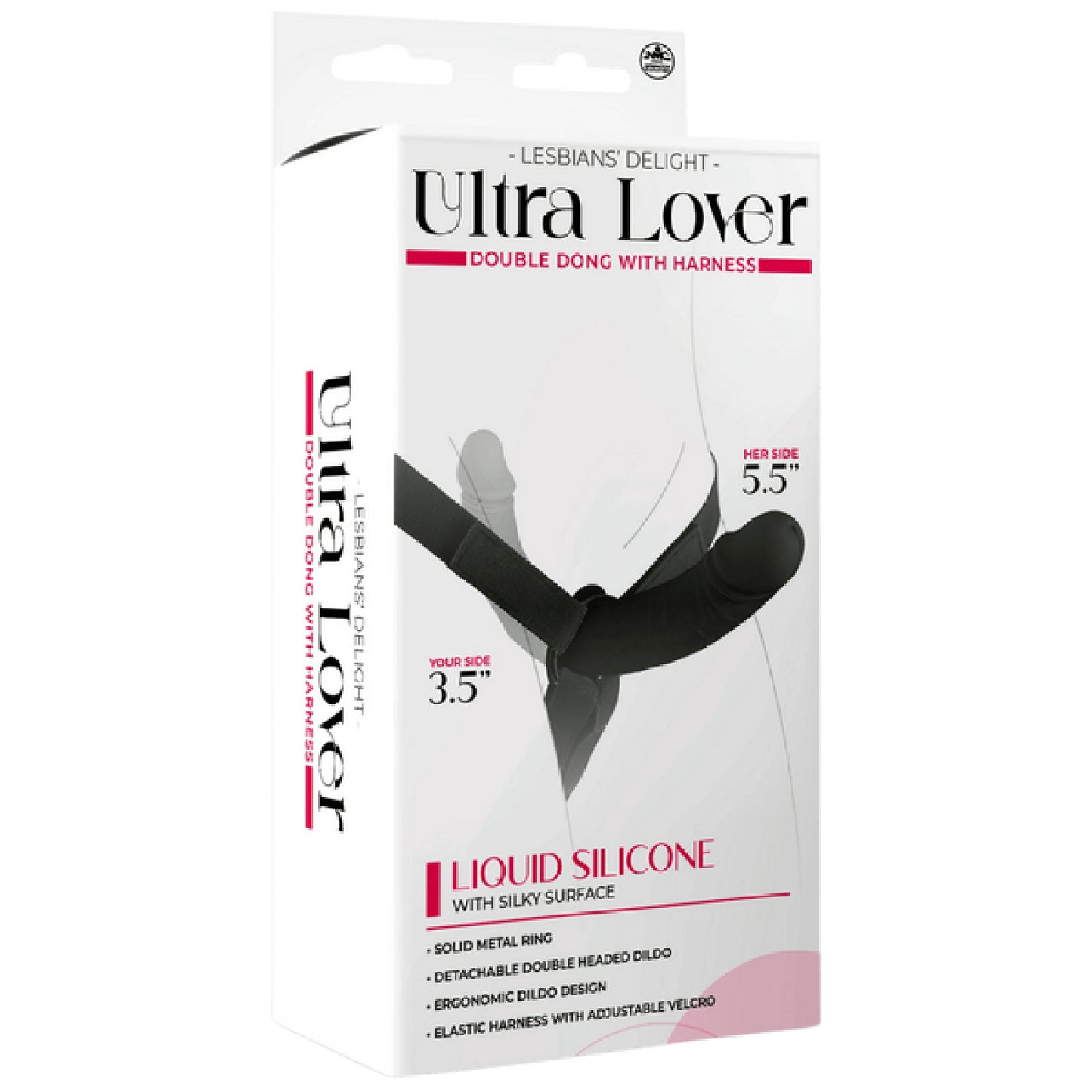 Ultra Lover - Double Dong with Harness