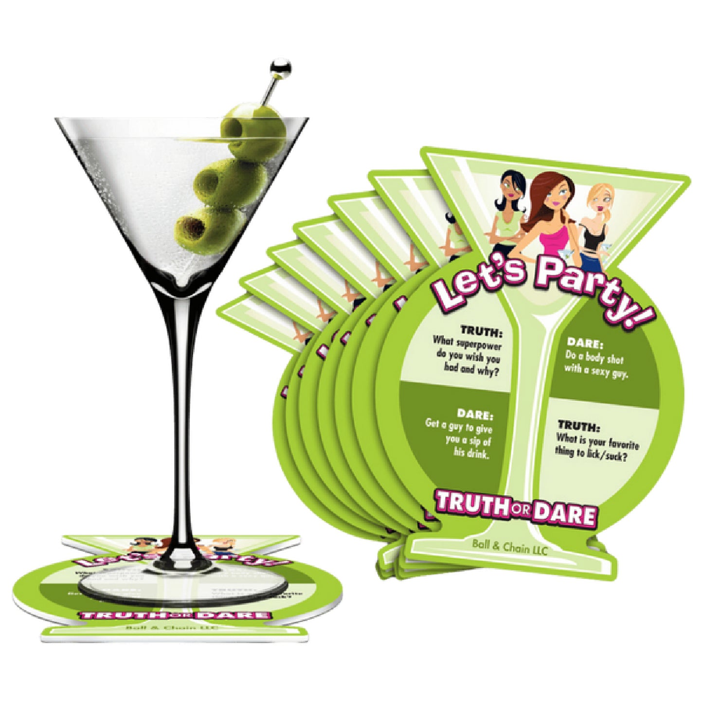 Truth or Dare Party Coasters