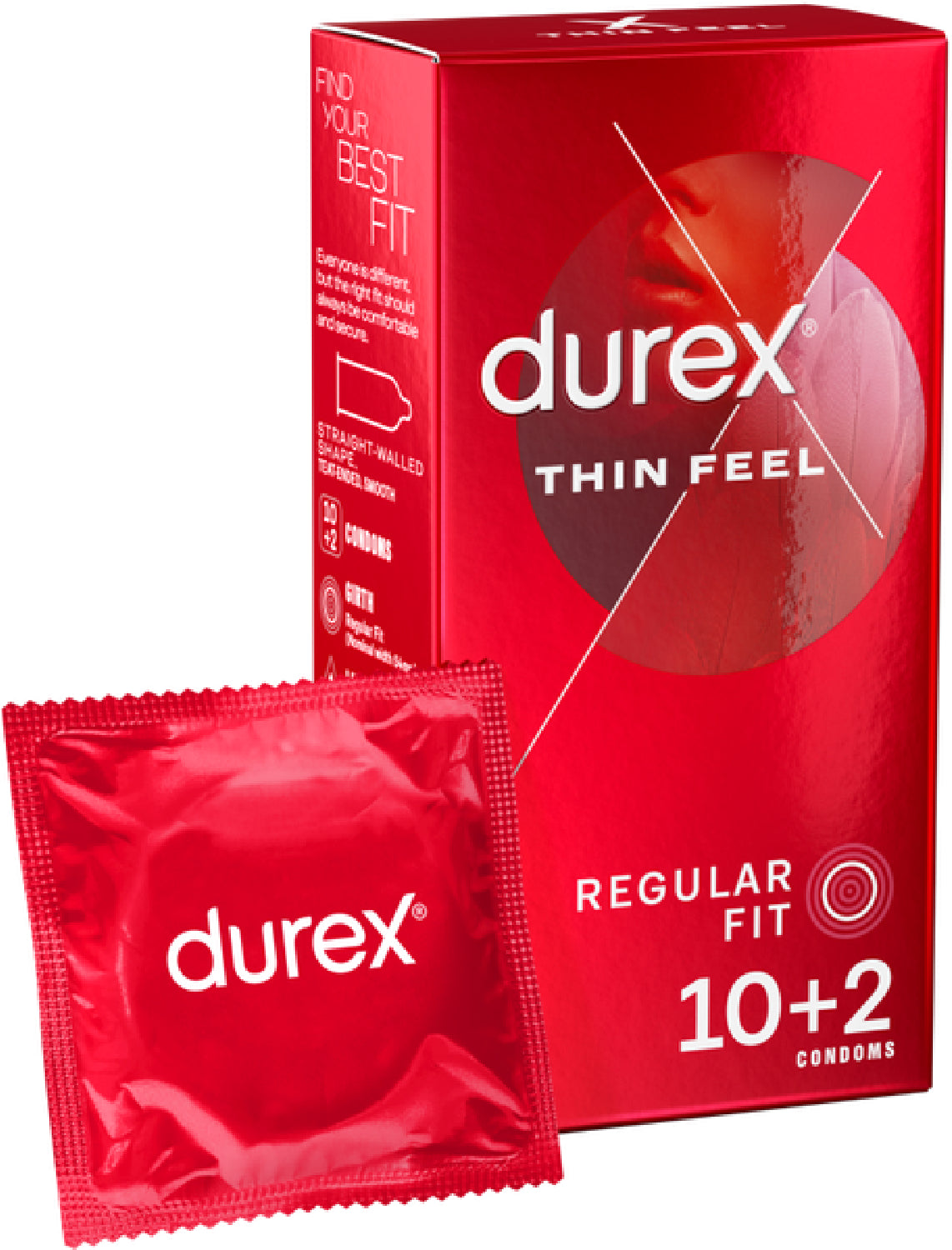 Thin Feel Regular Fit Condoms 10's 2 Free