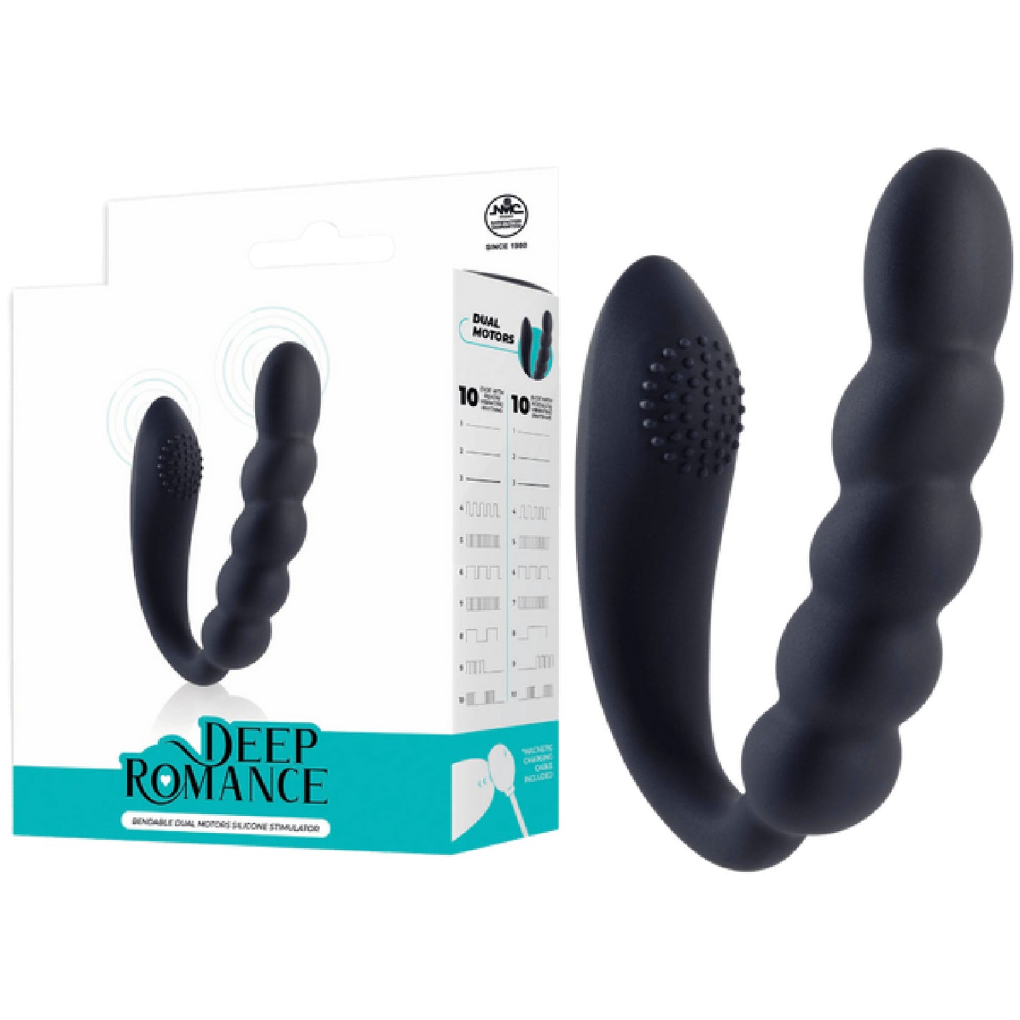 Bendable Dual Motors Silicone Stimulator