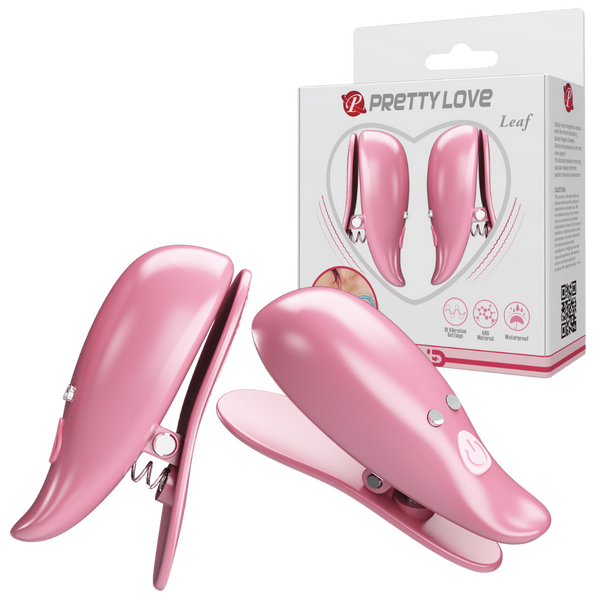 Leaf - Vibrating Nipple Clamps