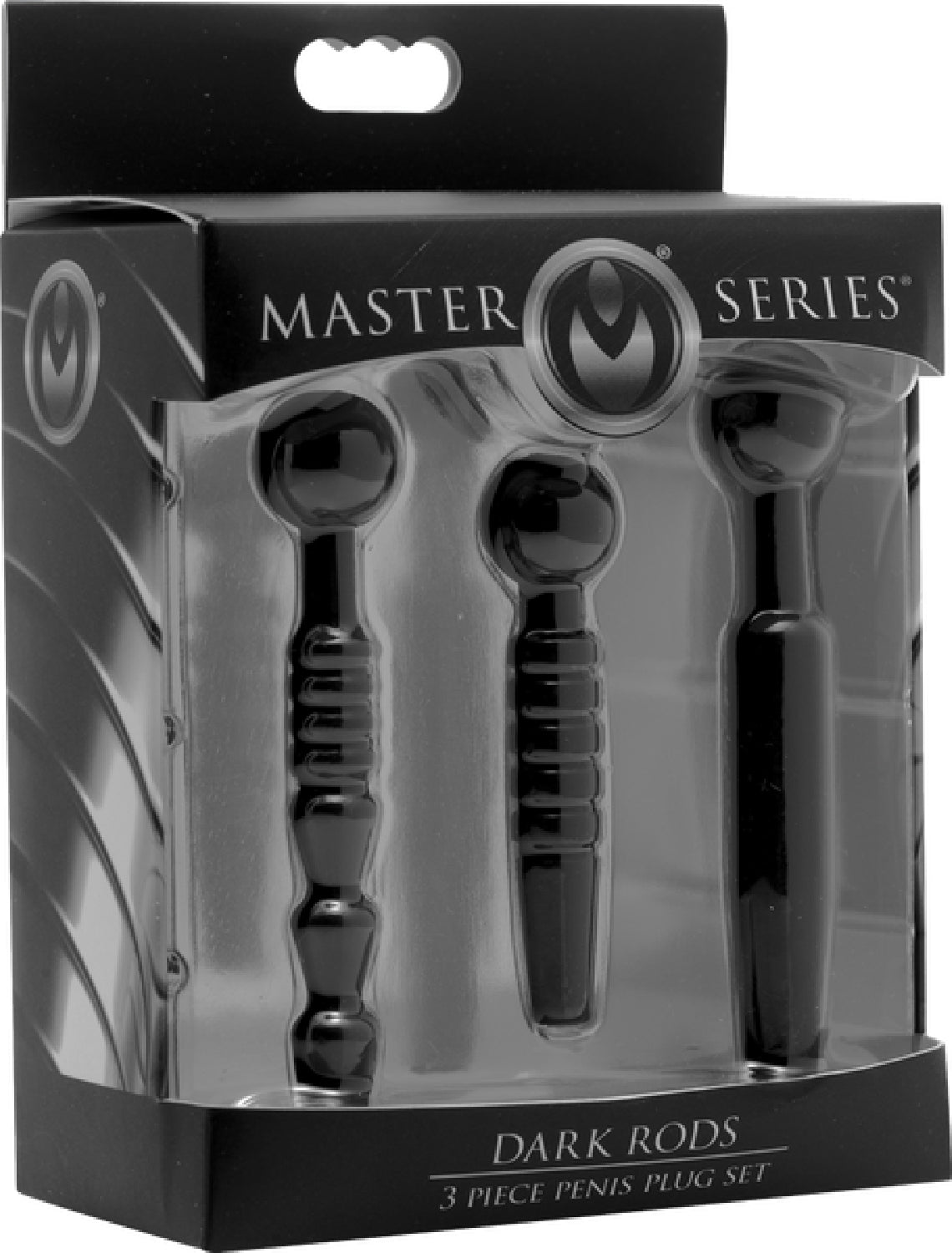 Dark Rods 3 Piece Silicone Penis Plug Set