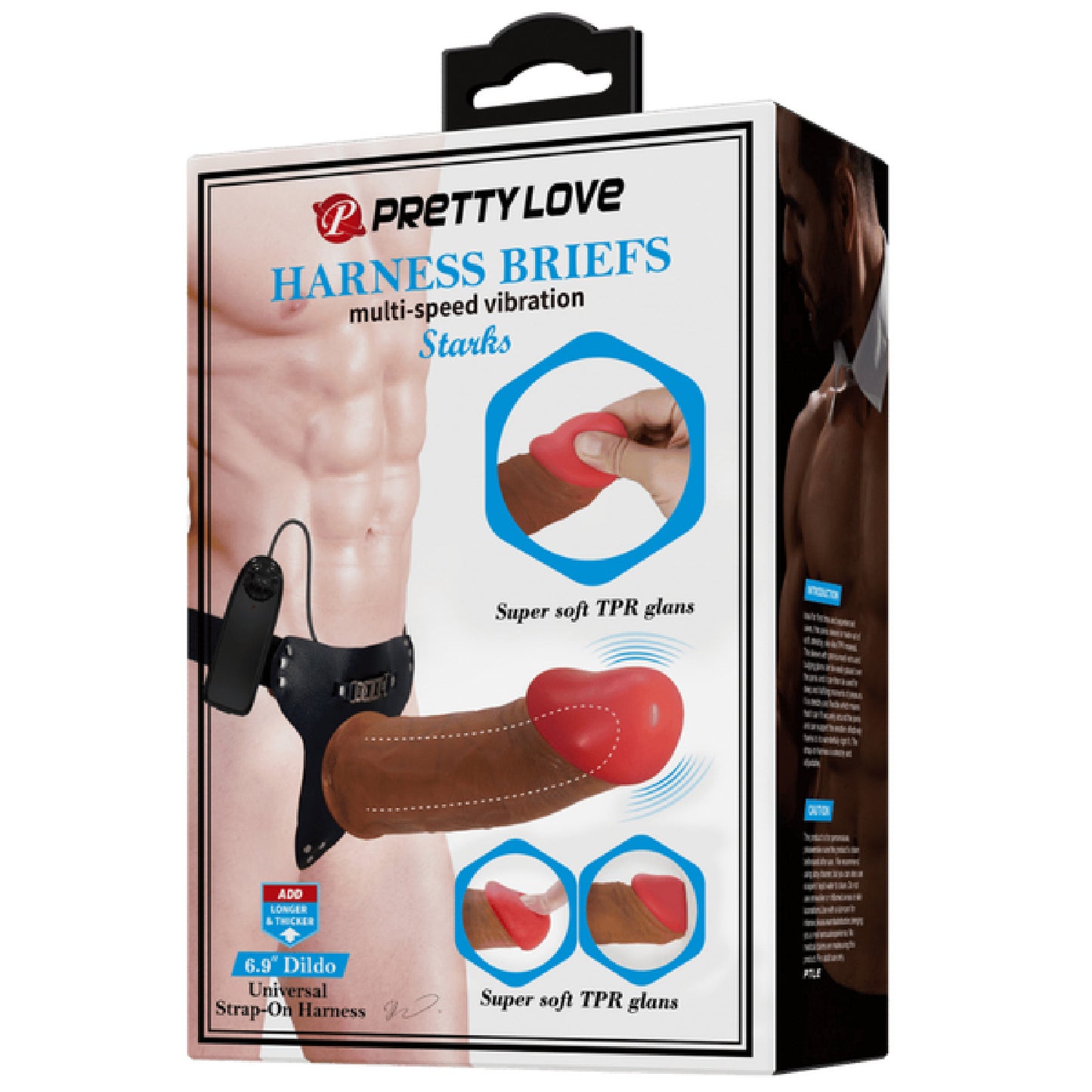Universal Strap-On Harness -Vibrating Stark