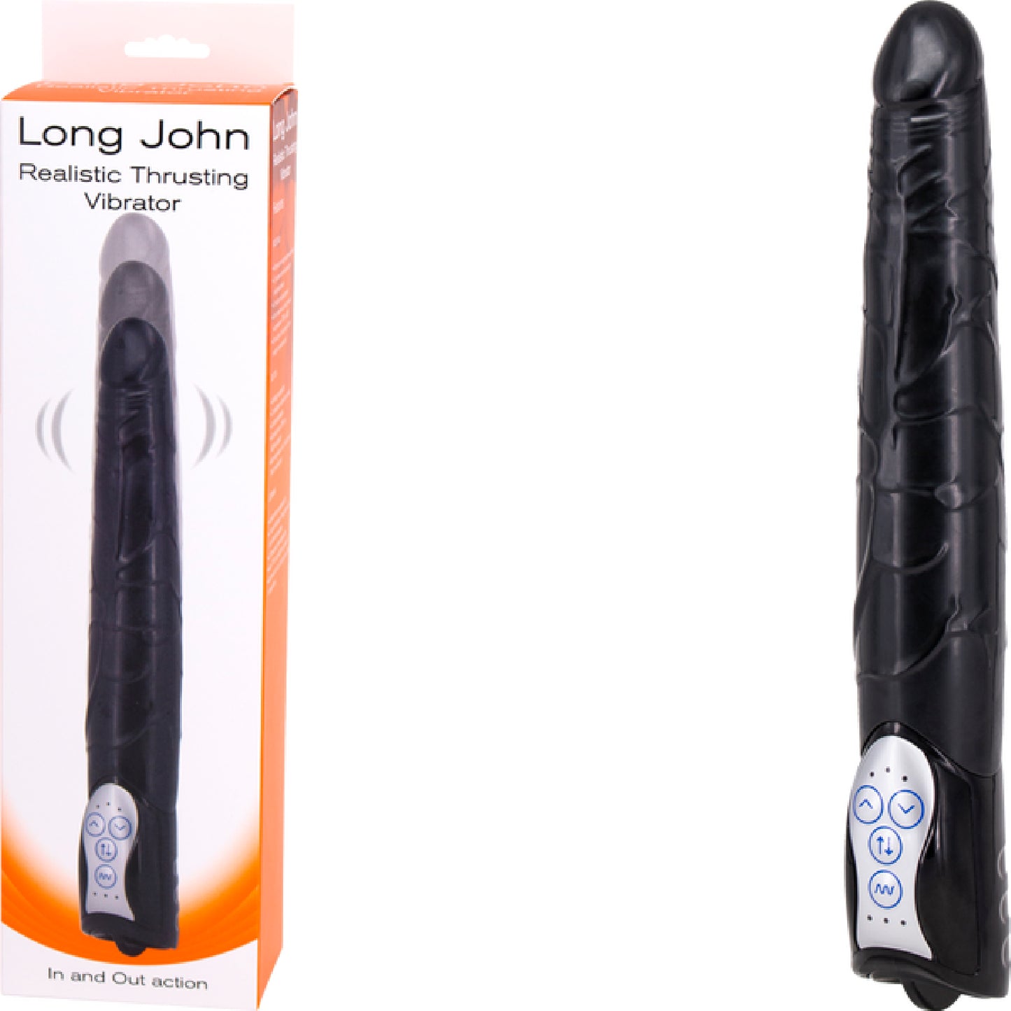 Long John Realistic Thrusting Vibrator