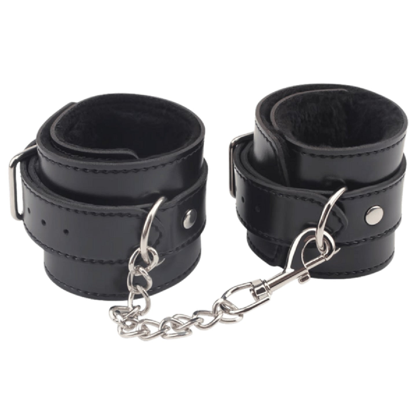 Obey Me Leather Ankle Cuffs