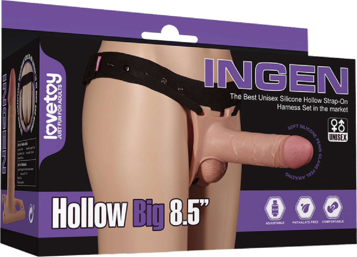 Hollow Big 8.5&#039;&#039; Strap-on