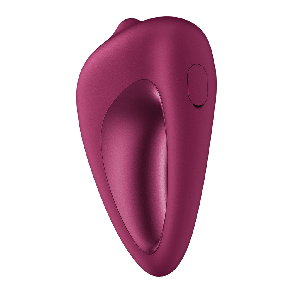 Satisfyer Delighterrr - Berry USB-C Rechargeable Stimulator with Rolling Ball