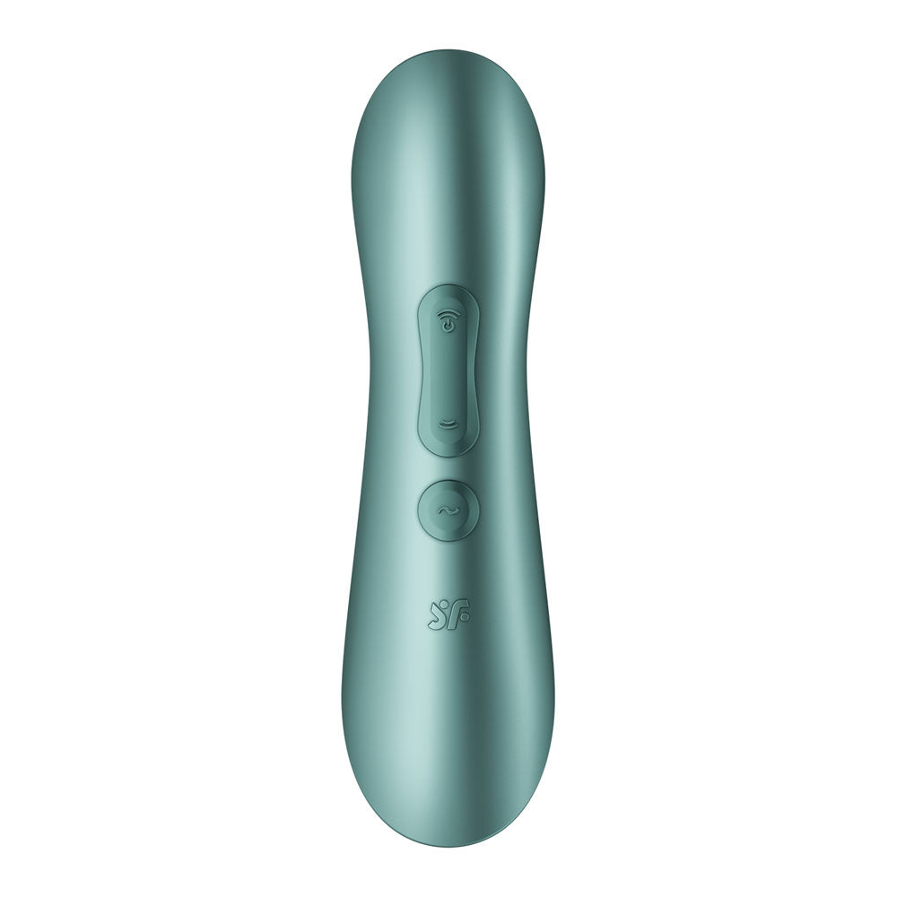 Satisfyer Pro 2+ Battery Series - Mint Green Air Pulse Clitoral Stimulator with Vibration