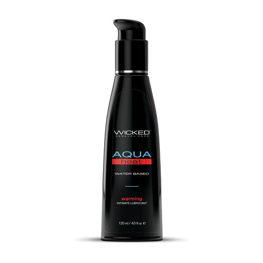 Wicked Aqua Heat - Warming Water Based Lubricant - 120 ml (4 oz) Bottle