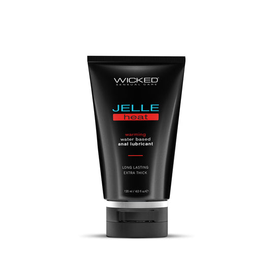 Wicked Jelle Heat - Warming Water Based Anal Lubricant - 120 ml (4 oz) Bottle