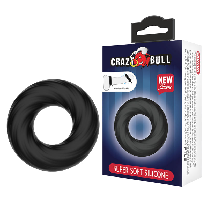 CRAZY BULL Cock Ring - Black Cock Ring