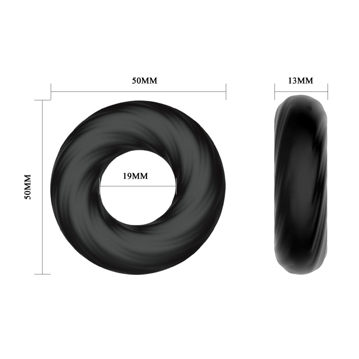 CRAZY BULL Cock Ring - Black Cock Ring