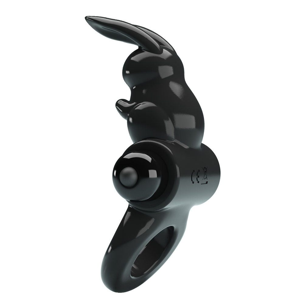 Party Up LEO Vibrating Cock Ring - Black Vibrating Cock Ring