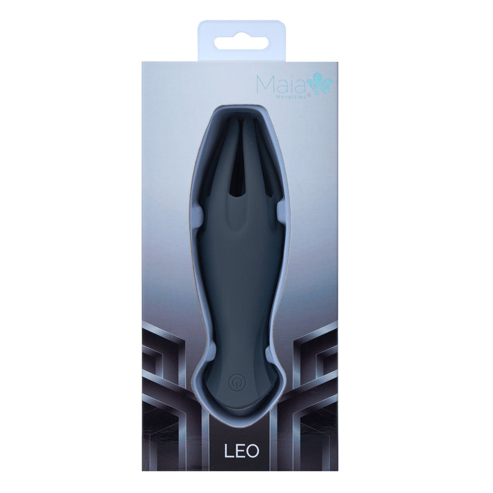 Maia LEO - Grey - Grey USB Rechargeable Penis Head Tickler