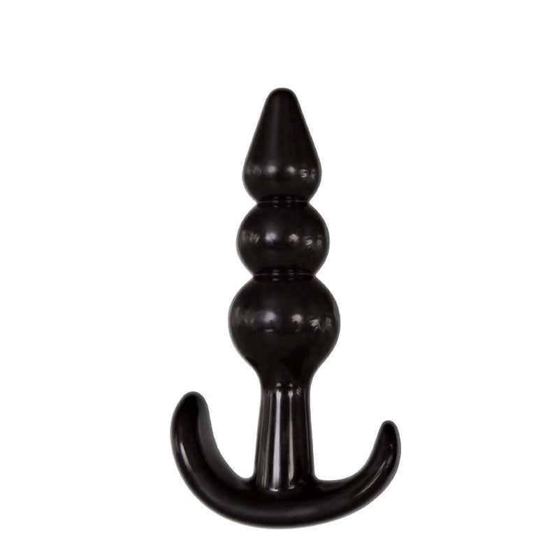 Adam & Eve 4 Piece Anal Plug Kit - Black Butt Plugs - Set of 4 Sizes