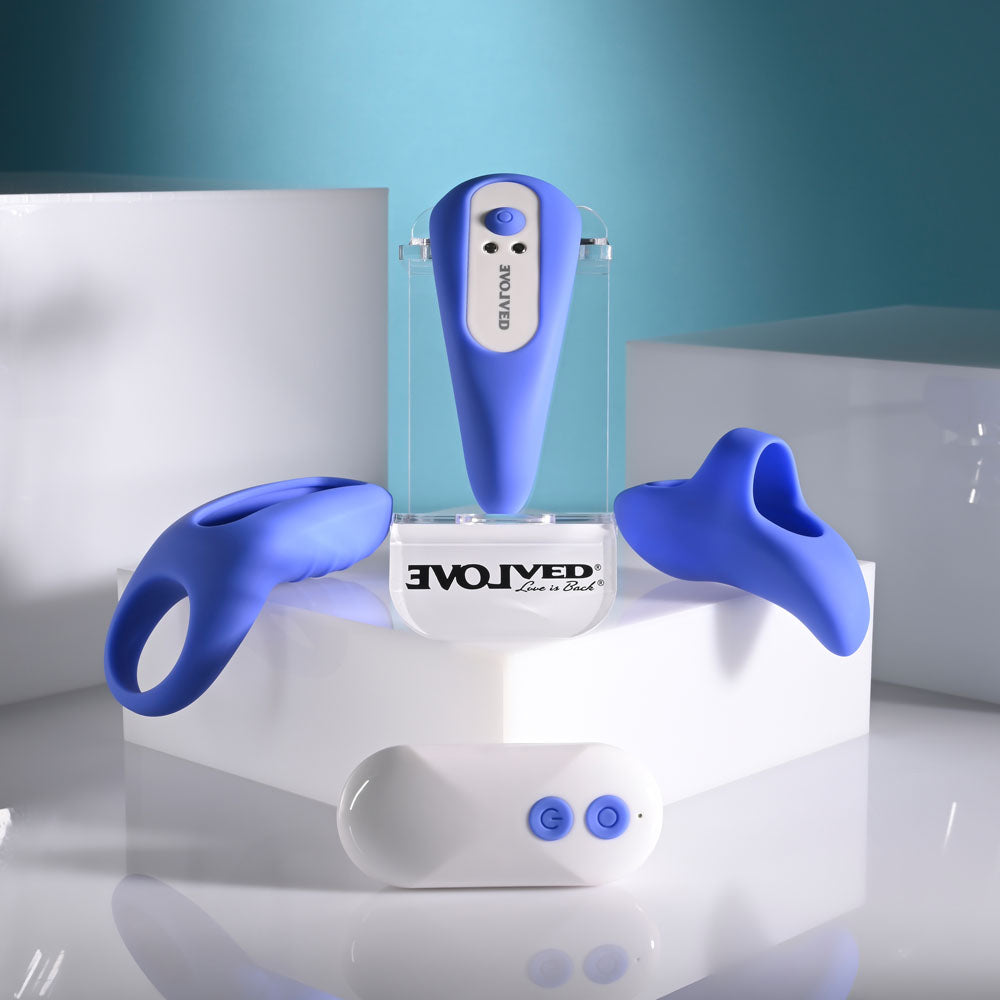 Evolved TAKE YOUR PICK - Rechargeable Bullet with 3 Interchargeable Sleeves