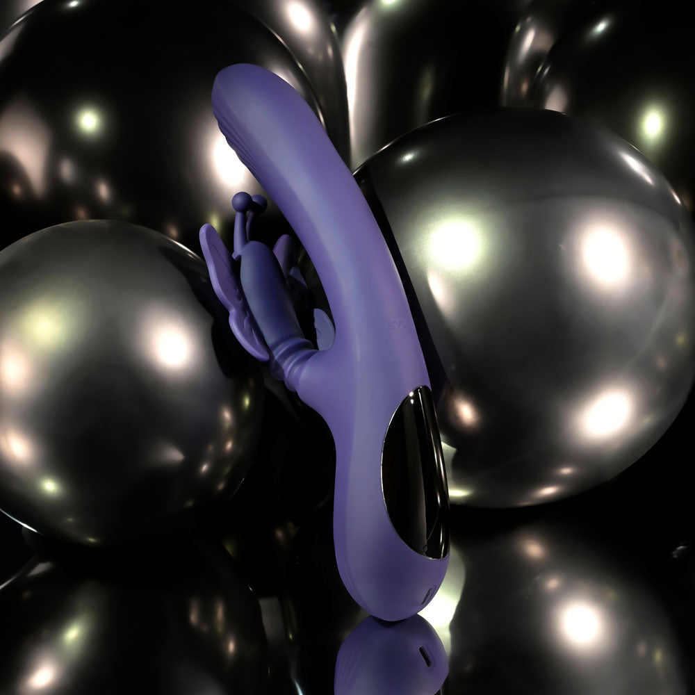 Evolved WINGS OF FRENZY - Purple USB Rechargeable Butterfly Vibrator