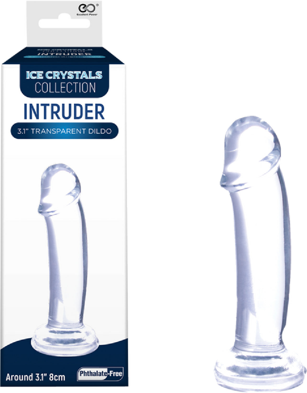 Intruder 3" Transparent Dildo