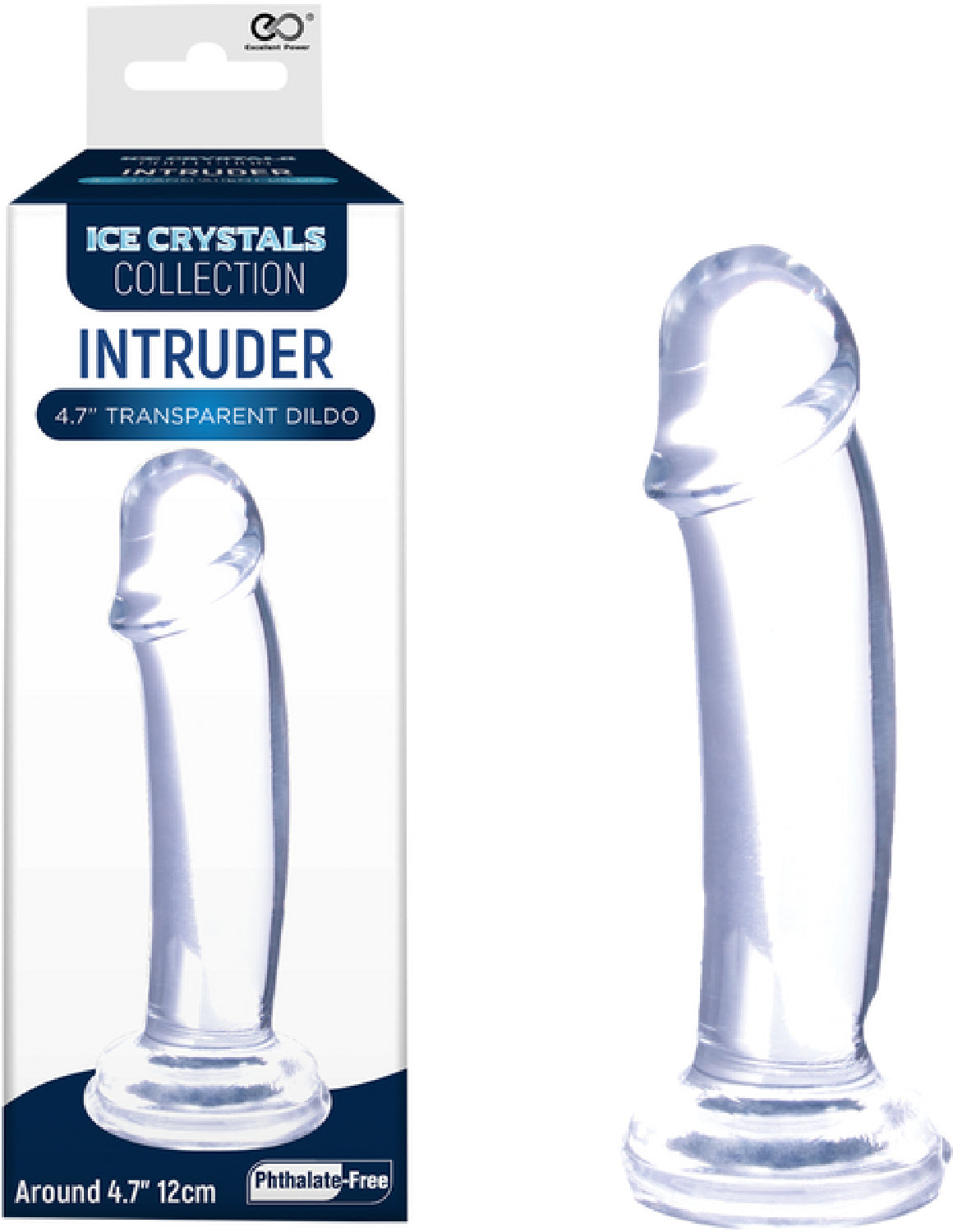 Intruder 4.5" Transparent Dildo