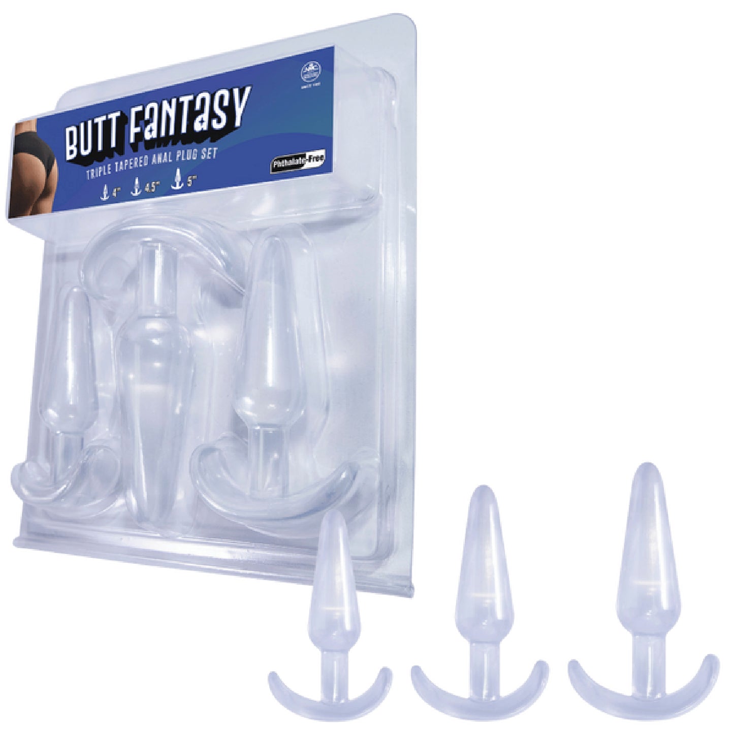 Butt Fantasy - Triple Tapered Anal Plug Set