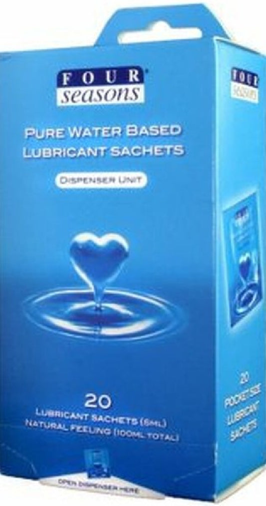 20PK Water Based Lube Sachets