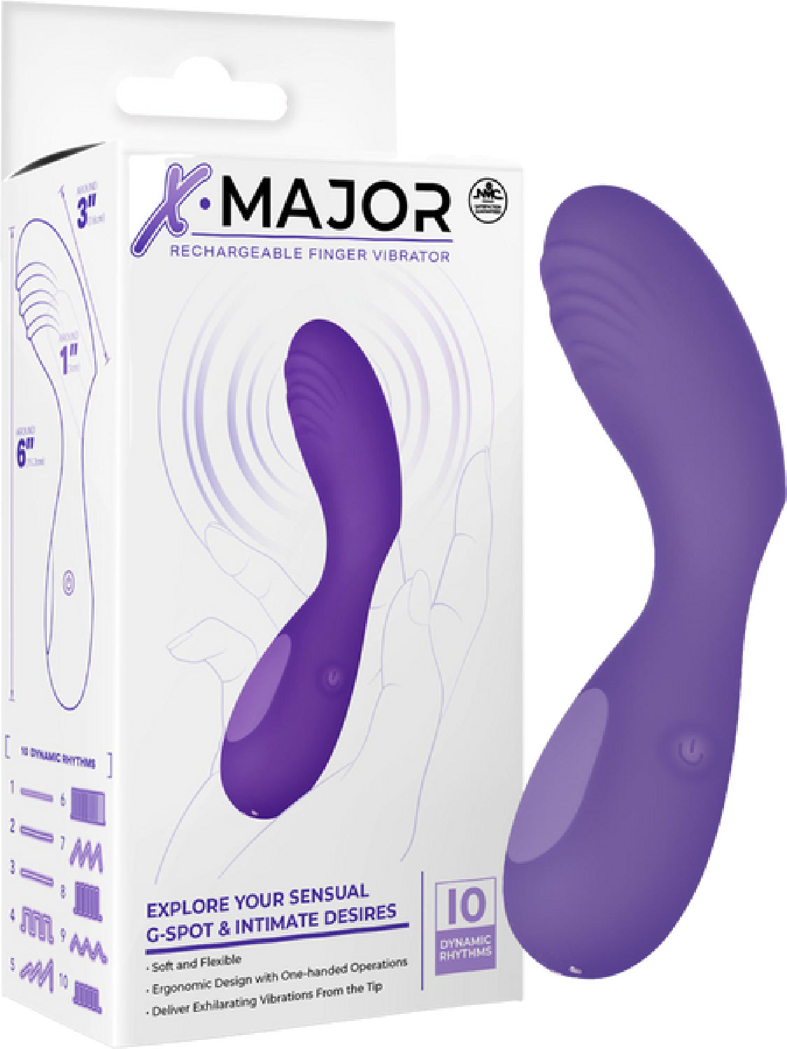 Rechargeable Finger Vibrator