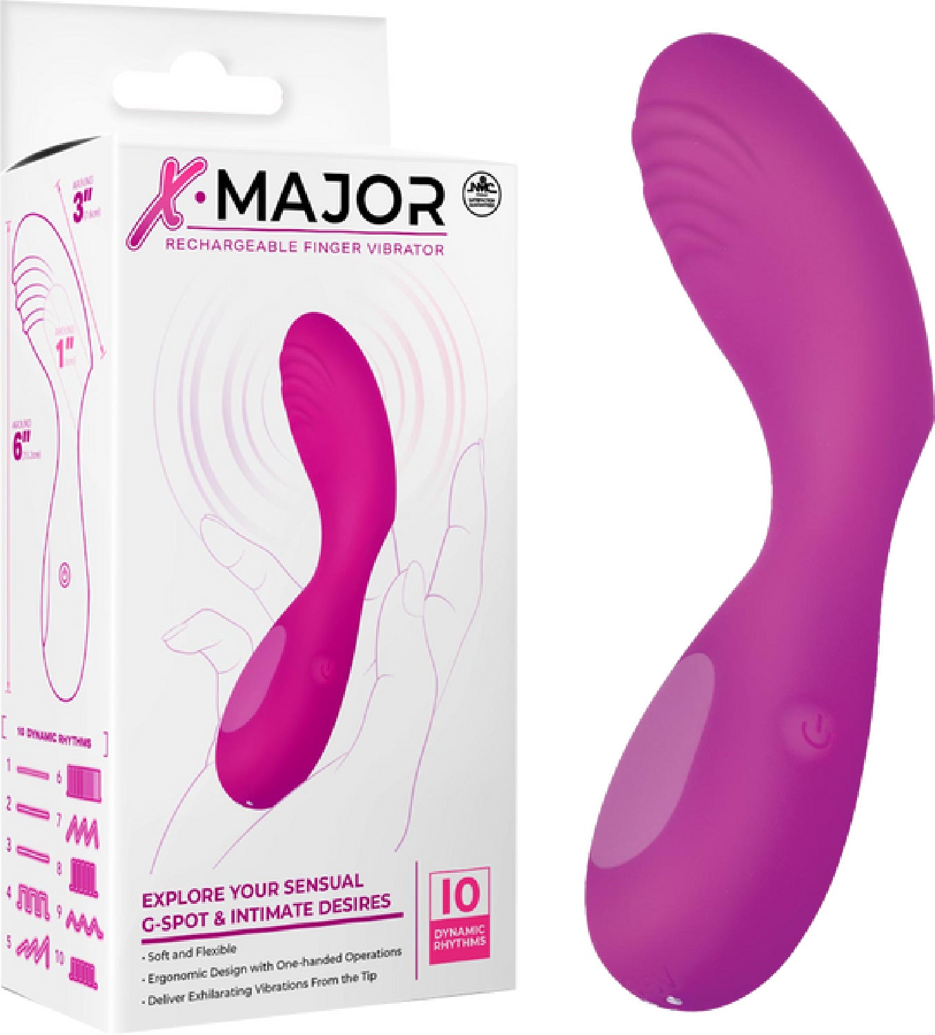 Rechargeable Finger Vibrator