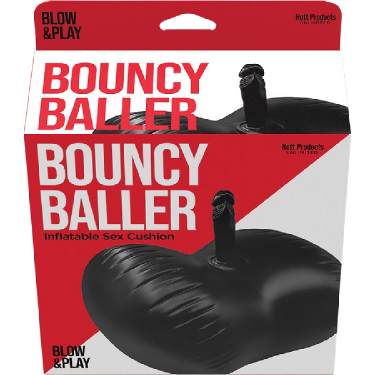 Bouncy Baller Inflatable Dildo