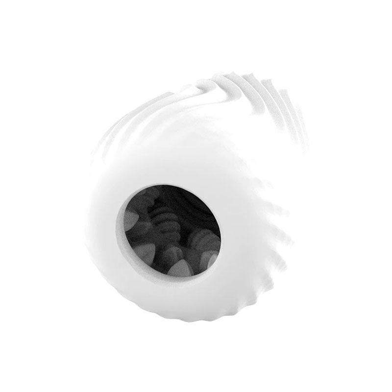 Adam & Eve Stroke & Go - White Stroker Sleeve with Storage Case