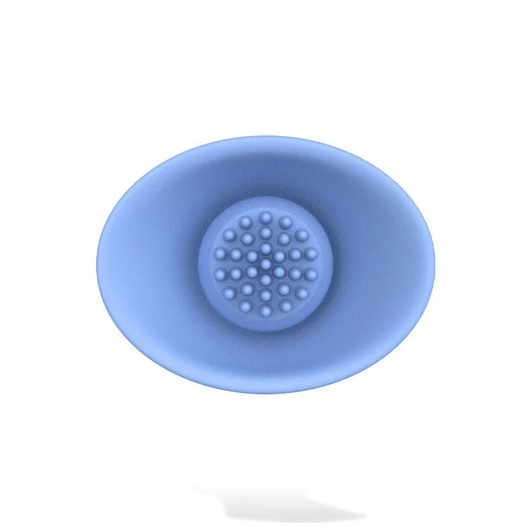 Adam & Eve EVES PLEASURE DOME - Blue - Blue USB Rechargeable Spinning & Vibrating Stimulator
