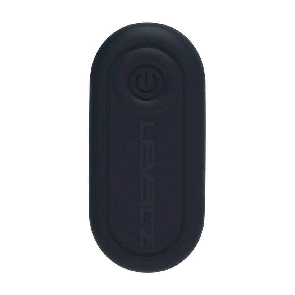 LEVELZ Dual Vibrating Prostate Stimulator with Cock Ring - Black USB Rechargeable Vibrating Butt Plug with Cock Ring