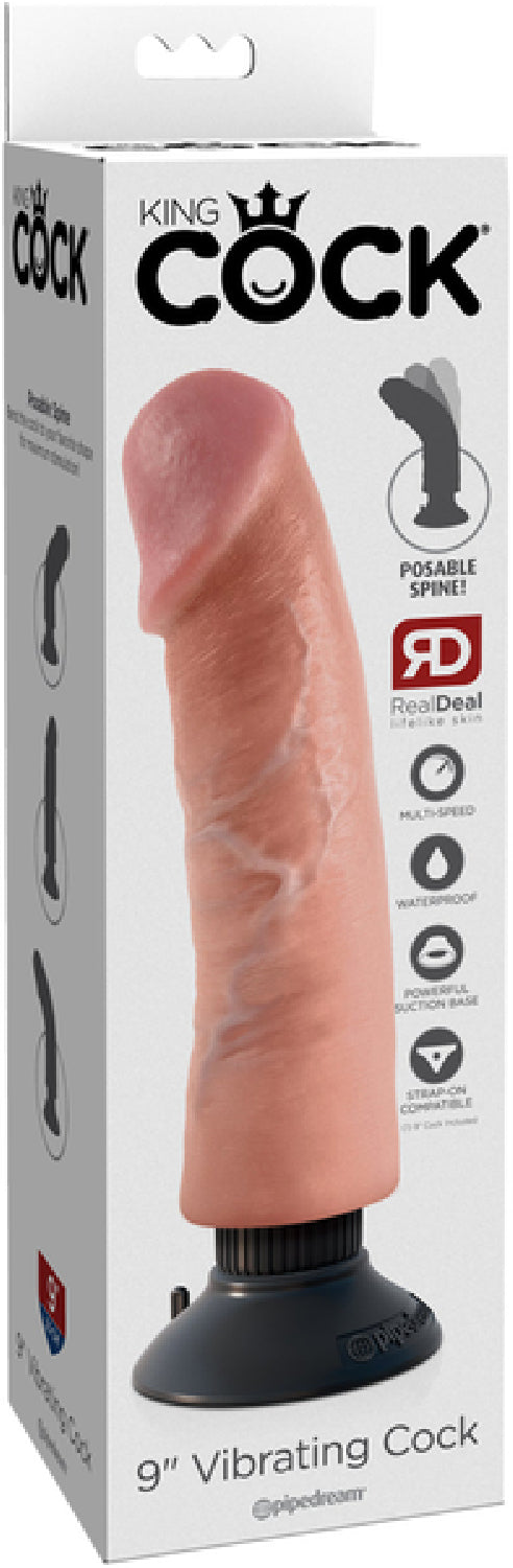 9" Vibrating Cock