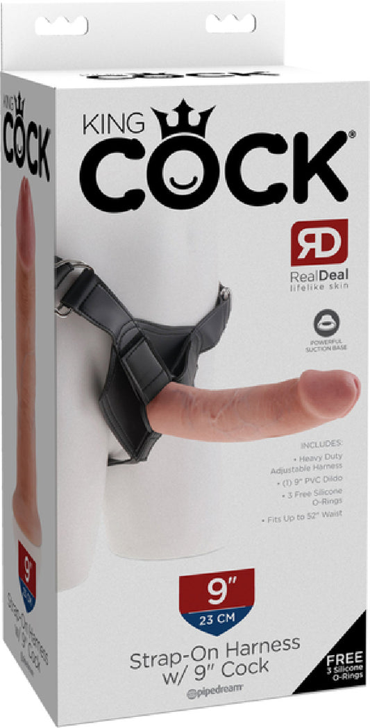 Strap On Harness With 9" Cock