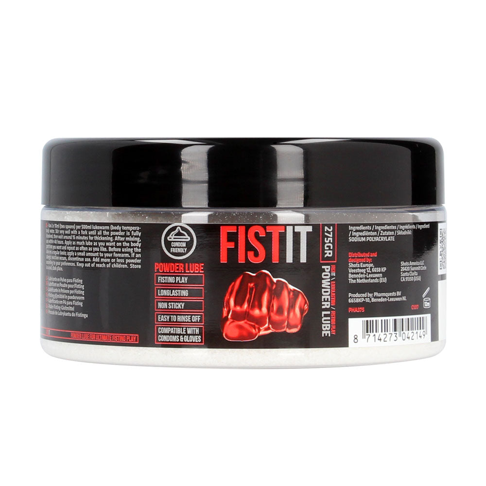 Pharmquests Fist-It Powder Lube - 275 gram - Powdered Lubricant - 275 gram Tub