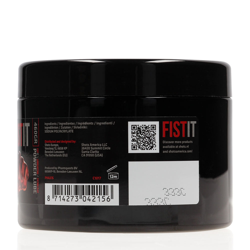Pharmquests Fist-It Powder Lube - 460 gram - Powdered Lubricant - 460 gram Tub