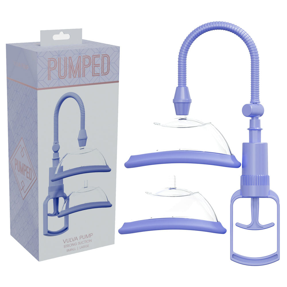 Pumped Vulva Pump - Lavender - Lavender Vagina Pump with 2 Cups