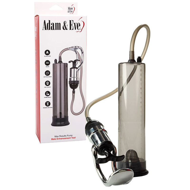 Adam & Eve MAX RESULTS Pump - Clear Penis Pump
