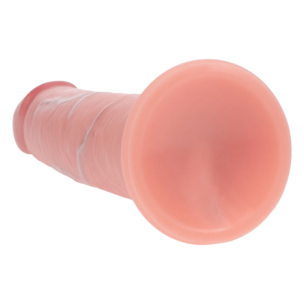 REALROCK Dual Density 6'' Sliding Skin Silicone Dildo - Flesh - Flesh 15.2 cm Sliding Skin Dildo