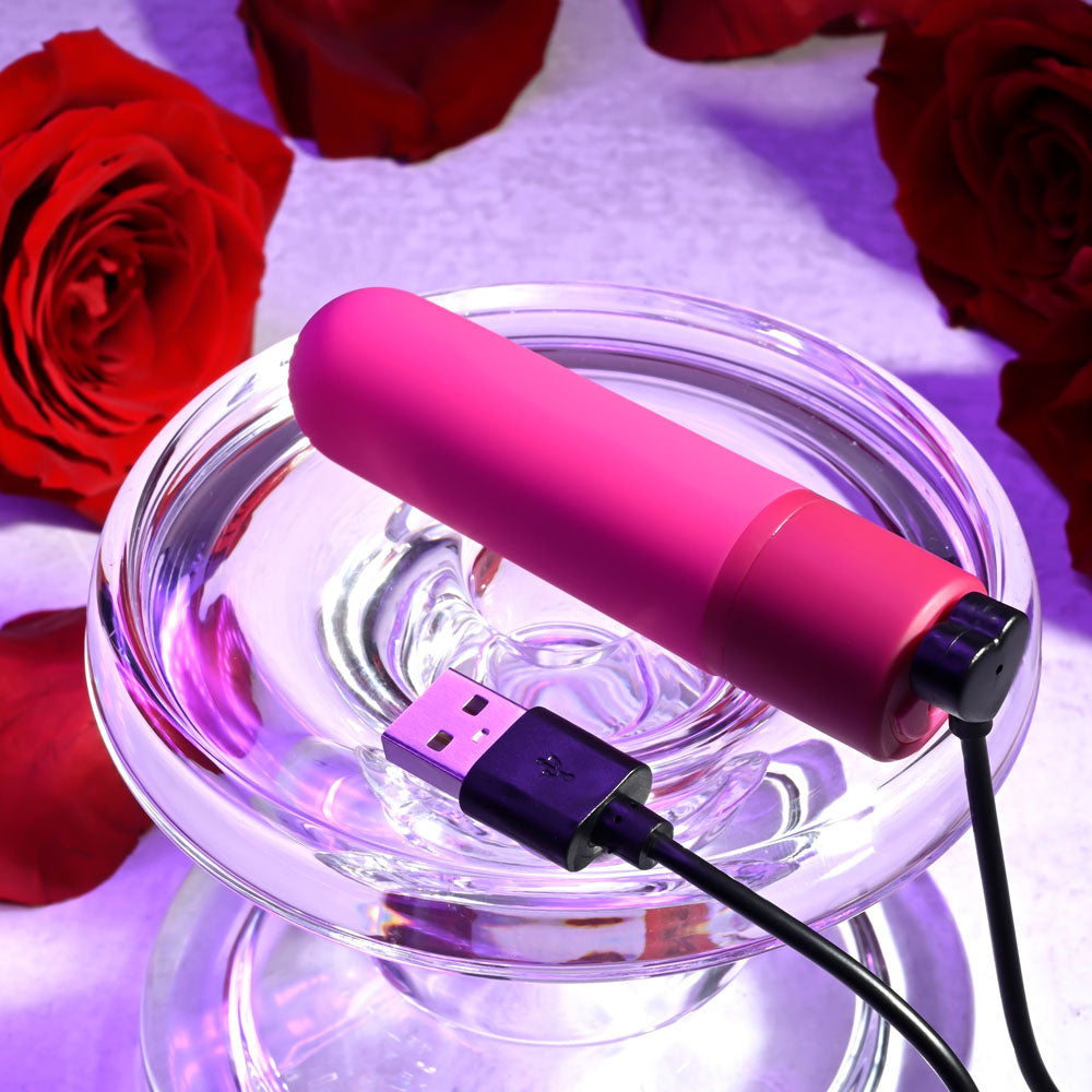 Selopa TINY TEMPTATION - Pink 9.2 cm USB Rechargeable Bullet