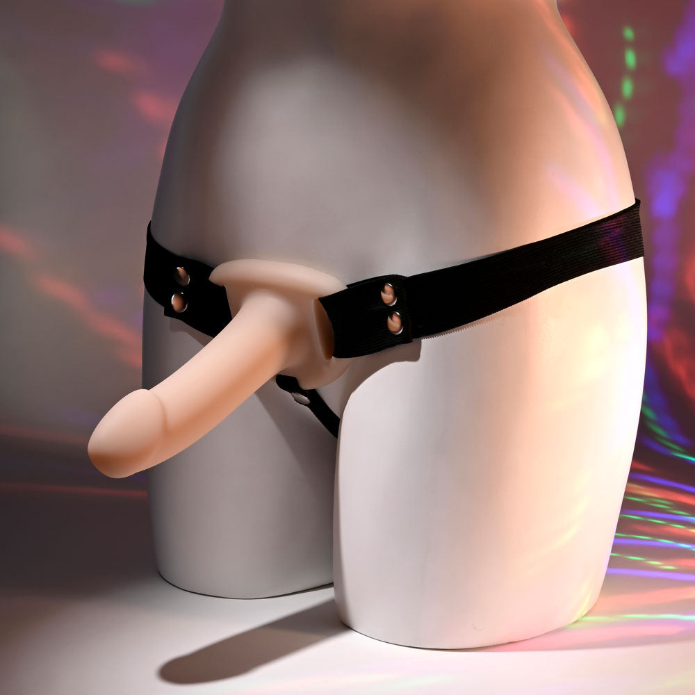 Selopa OUR FIRST HOLLOW STRAP ON LIGHT - Flesh 16.3 cm Hollow Strap-On