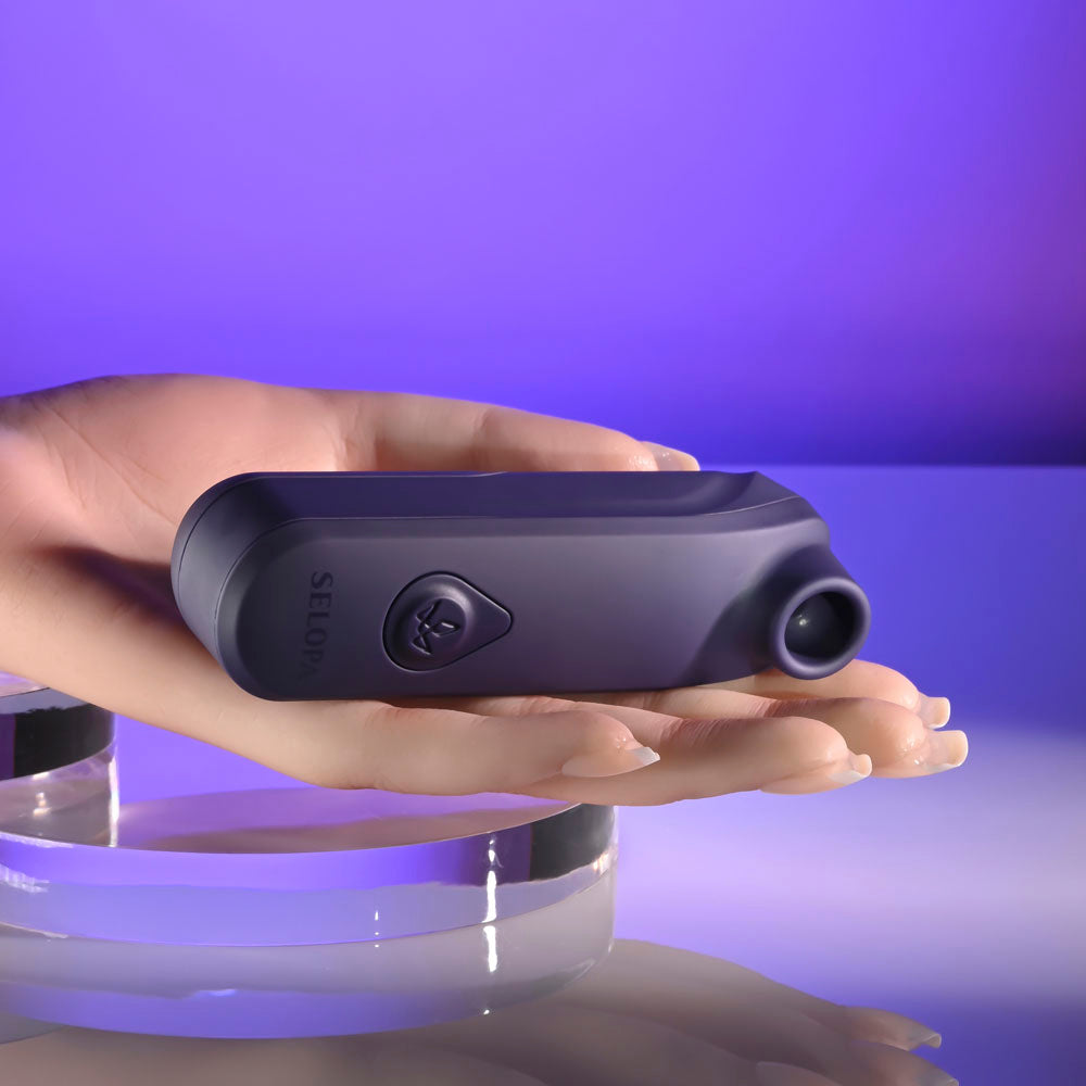 Selopa SURE THING - Black Vibrating & Sucking Stimulator