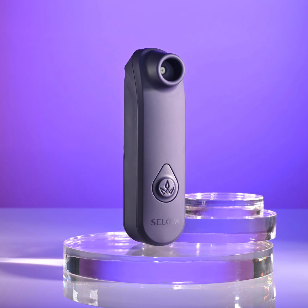 Selopa SURE THING - Black Vibrating & Sucking Stimulator