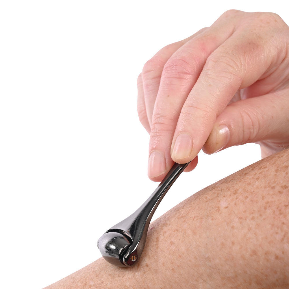 S&M Exs & Ohs Temperature Play Sensory Roller - Gunmetal Roller