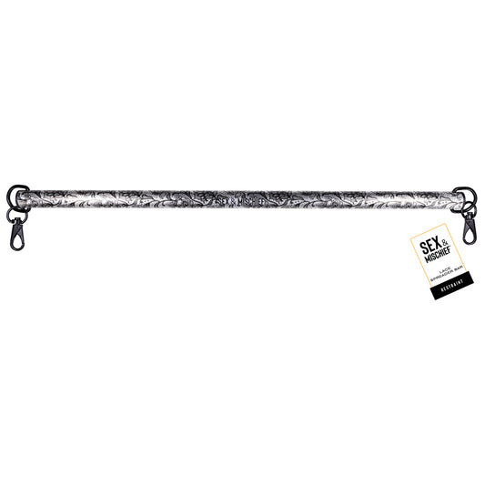 Sex & Mischief Lace Spreader Bar - Aluminium Restraint Bar