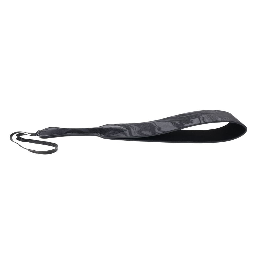 SPORTSHEETS Velvet Noir Loop Paddle - Black 42 cm Paddle