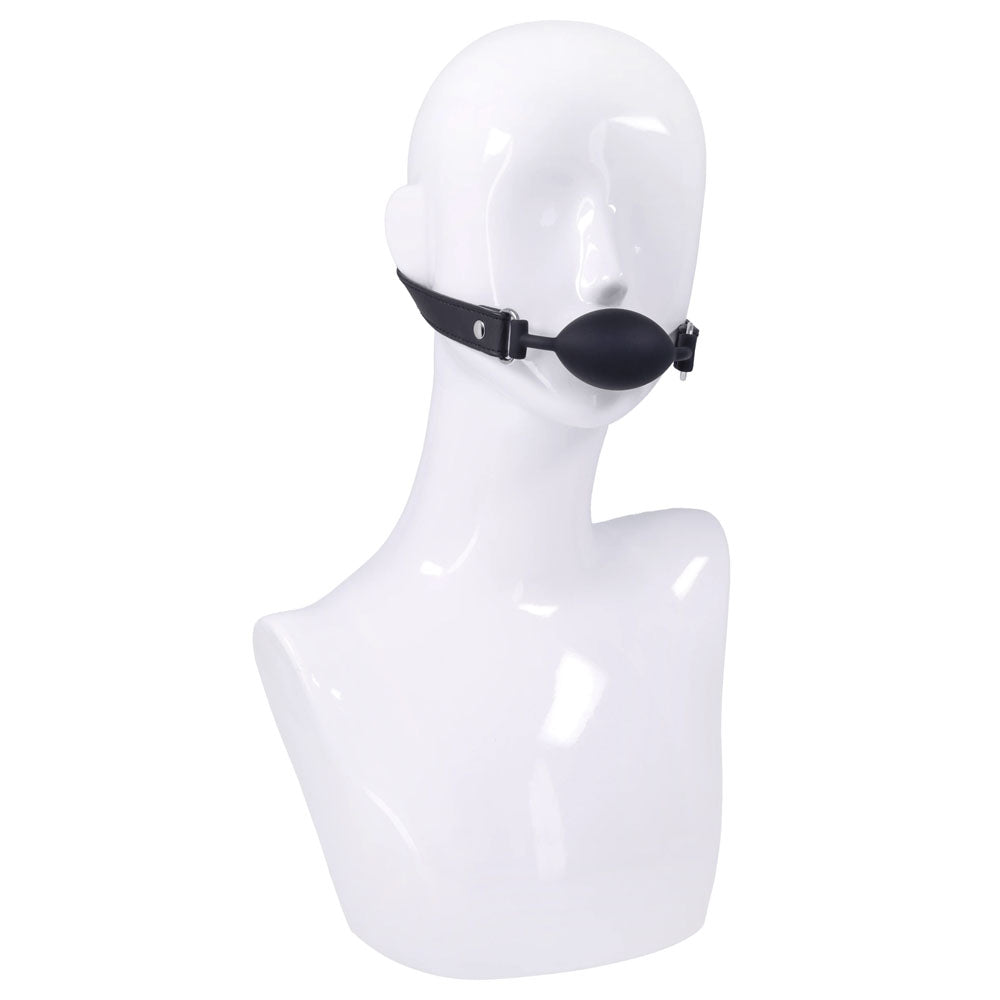 SPORTSHEETS Signature Midnight Muse Oval Gag - Black Mouth Restraint